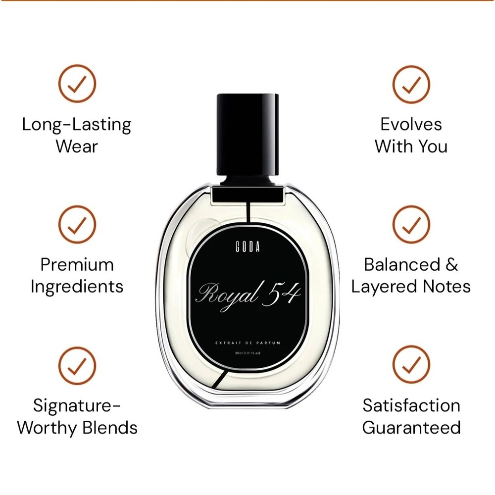 GODA Extrait De Parfum ROYAL 54 Limited Edition New with Box
